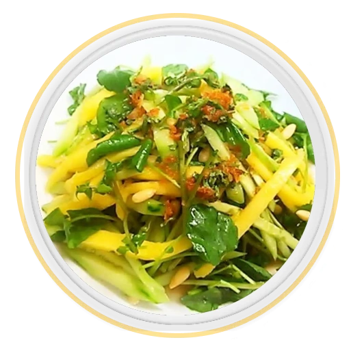 An authentic khmer starter recipe : the mango salad 