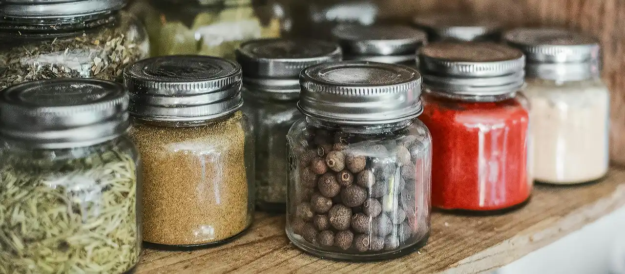 Cambodian spices , a large selection 